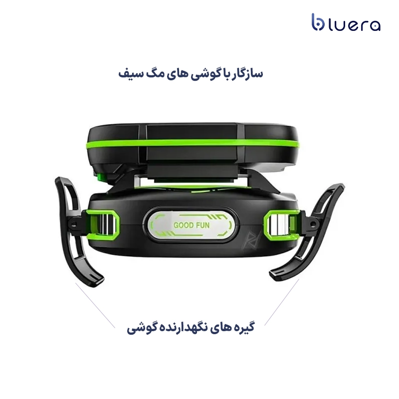 فن خنک کننده گوشی موبایل مدل JS85 با باتری 3000mAh