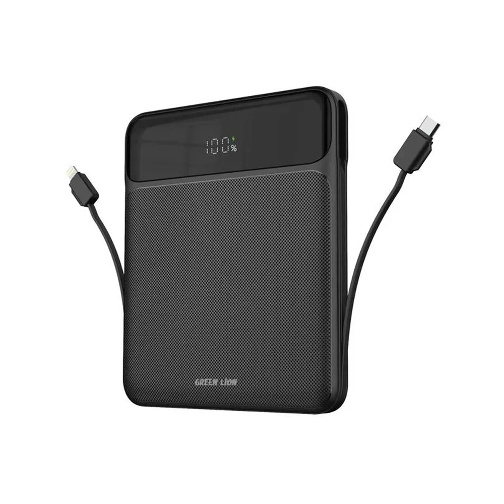 پاوربانک گرین مدل Ultra Thin ظرفیت ۲۰۰۰۰ میلی آمپر ساعت توان ۱۲۰ وات
