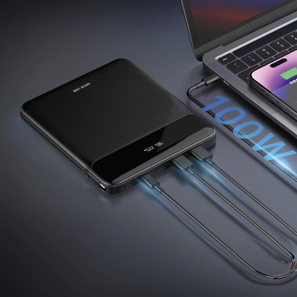 پاوربانک گرین مدل Ultra Thin ظرفیت ۲۰۰۰۰ میلی آمپر ساعت توان ۱۲۰ وات
