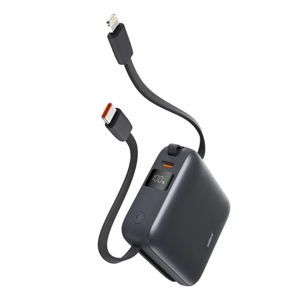 پاوربانک ۱۰۰۰۰ میلی آمپر هیسکا مدل Super Mini با توان ۲۲.۵ وات