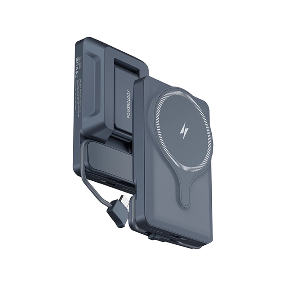 پاوربانک پاورولوژی مدل Magsafe Air Vent ظرفیت ۵۰۰۰ میلی آمپر ساعت توان ۲۰ وات