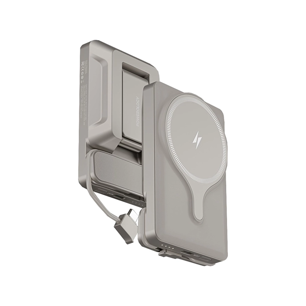پاوربانک پاورولوژی مدل Magsafe Air Vent ظرفیت ۵۰۰۰ میلی آمپر ساعت توان ۲۰ وات
